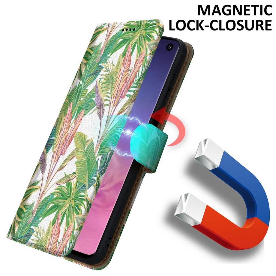 Cadorabo  Housse compatible avec Samsung Galaxy S10 PLUS - Coque de protection avec fermeture magnétique, fonction de support et compartiment pour carte 