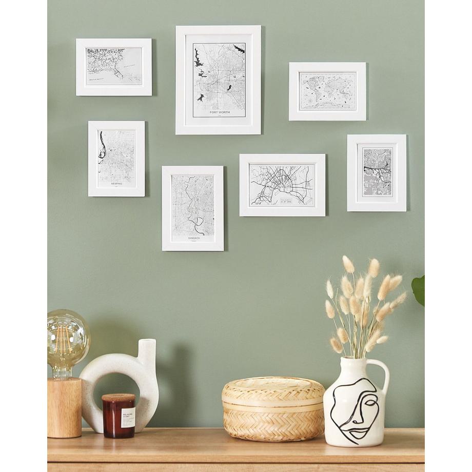 Beliani Fotorahmen aus MDF-Platte Glamourös DENKORO  