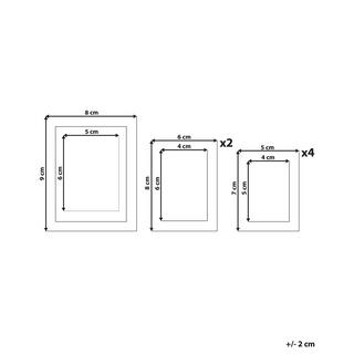 Beliani Fotorahmen aus MDF-Platte Glamourös DENKORO  