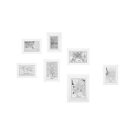 Beliani Fotorahmen aus MDF-Platte Glamourös DENKORO  