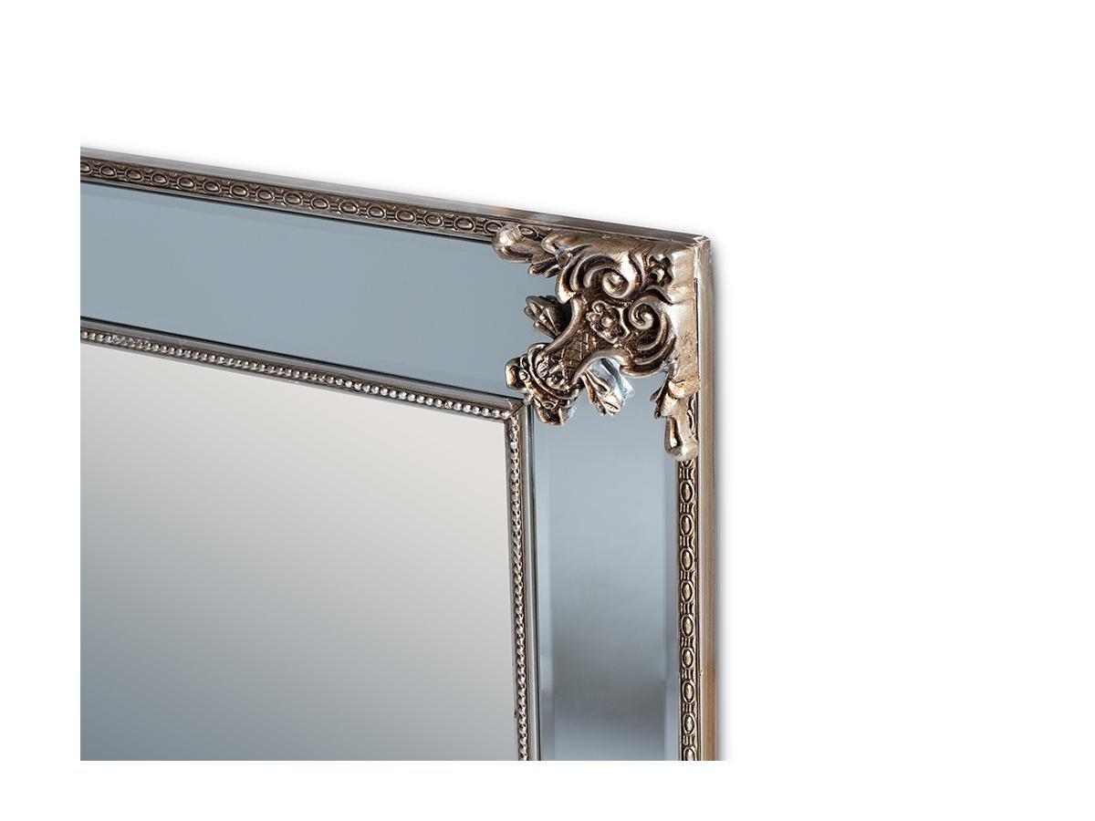 OZAIA Miroir biseauté en bois d'eucalyptus avec moulures ANALISE 1Champagne  