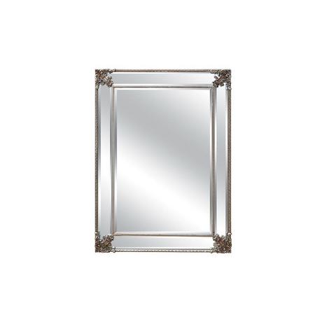 OZAIA Miroir biseauté en bois d'eucalyptus avec moulures ANALISE 1Champagne  