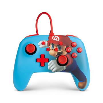 Enhanced Wired Controller For Nintendo Switch – Mario Punch Multicolore USB Gamepad Analogico/Digitale