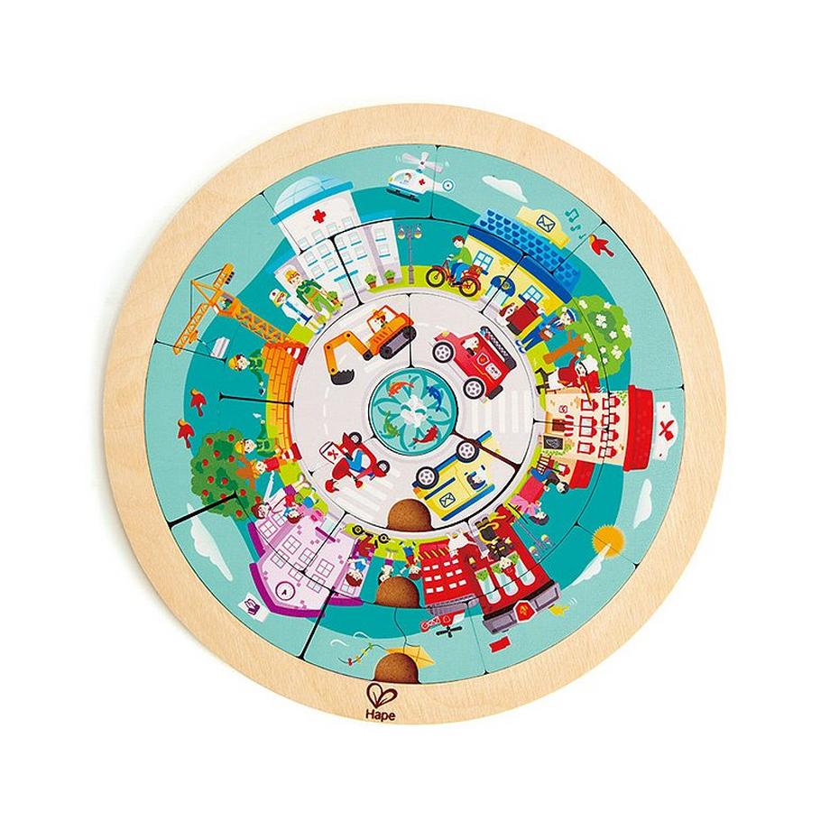 Puzzle Berufs-Karussell