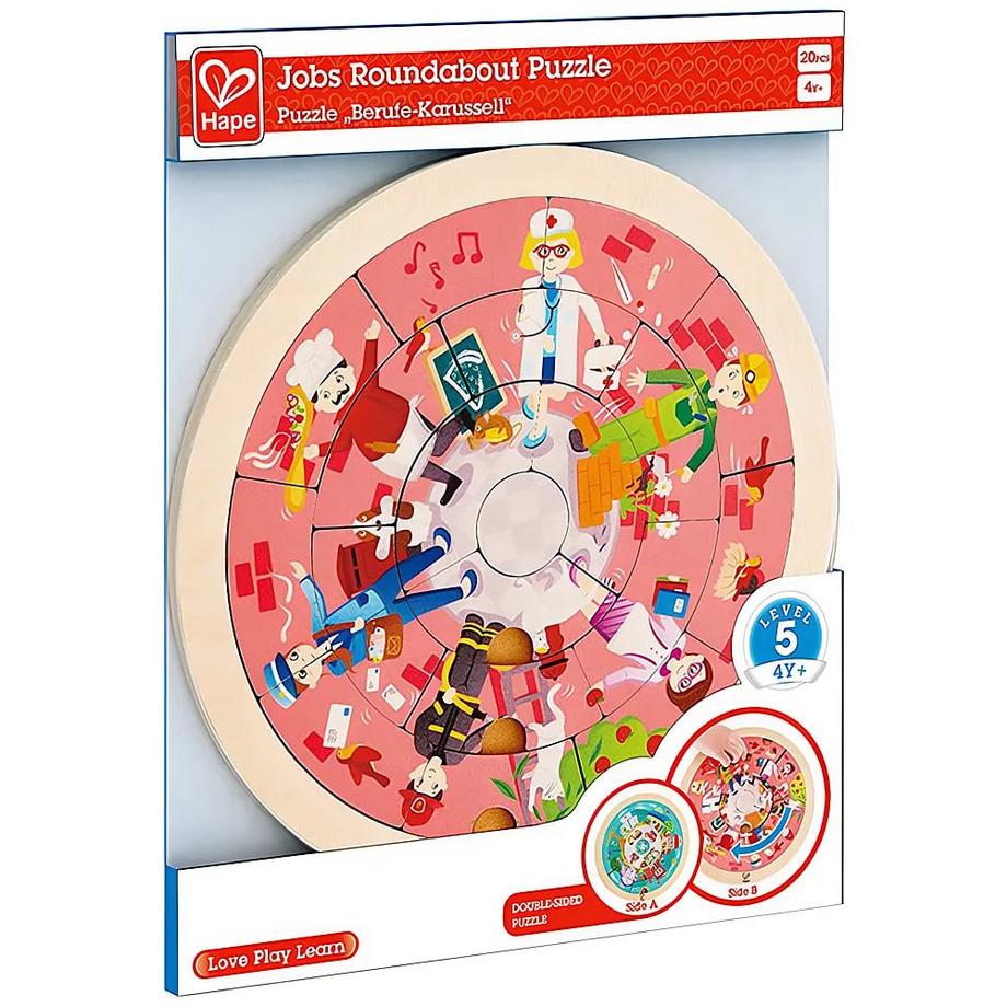 Hape  Puzzle Berufs-Karussell 