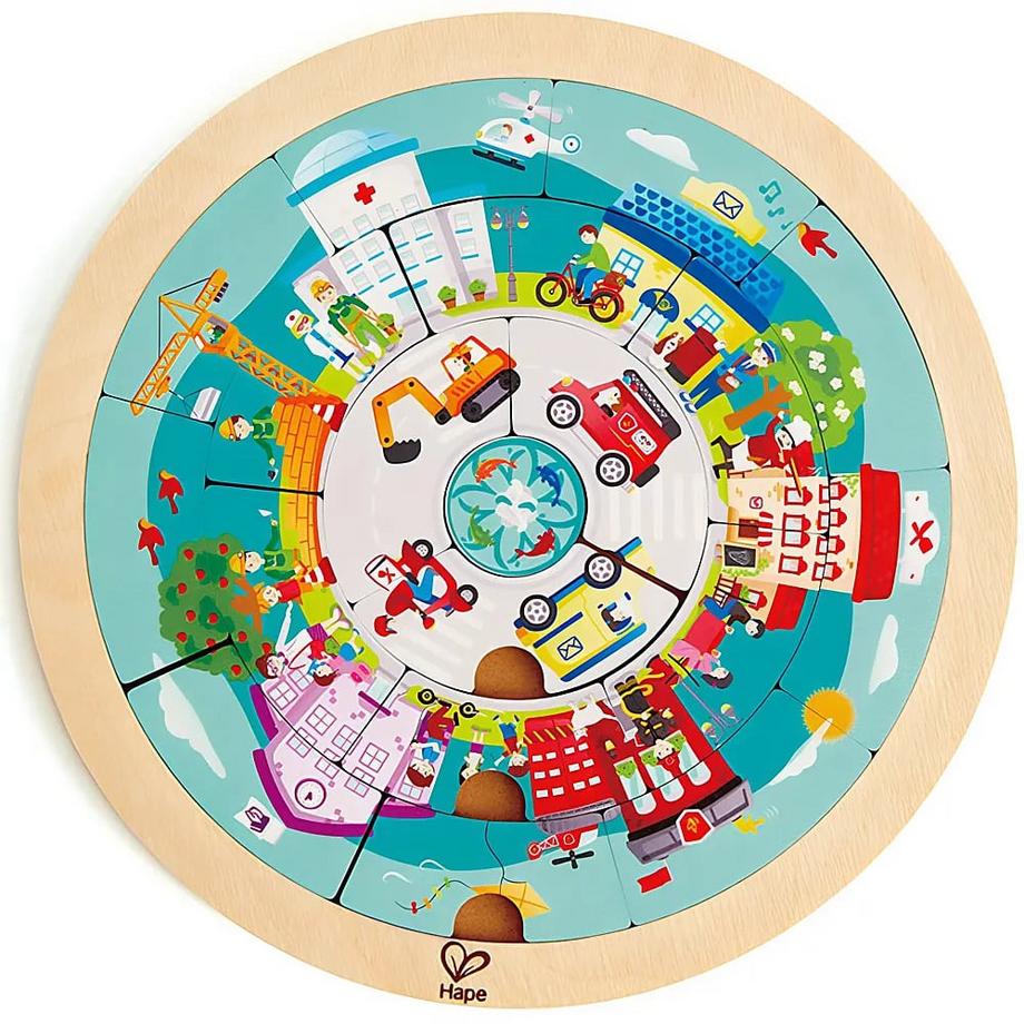 Puzzle Berufs-Karussell