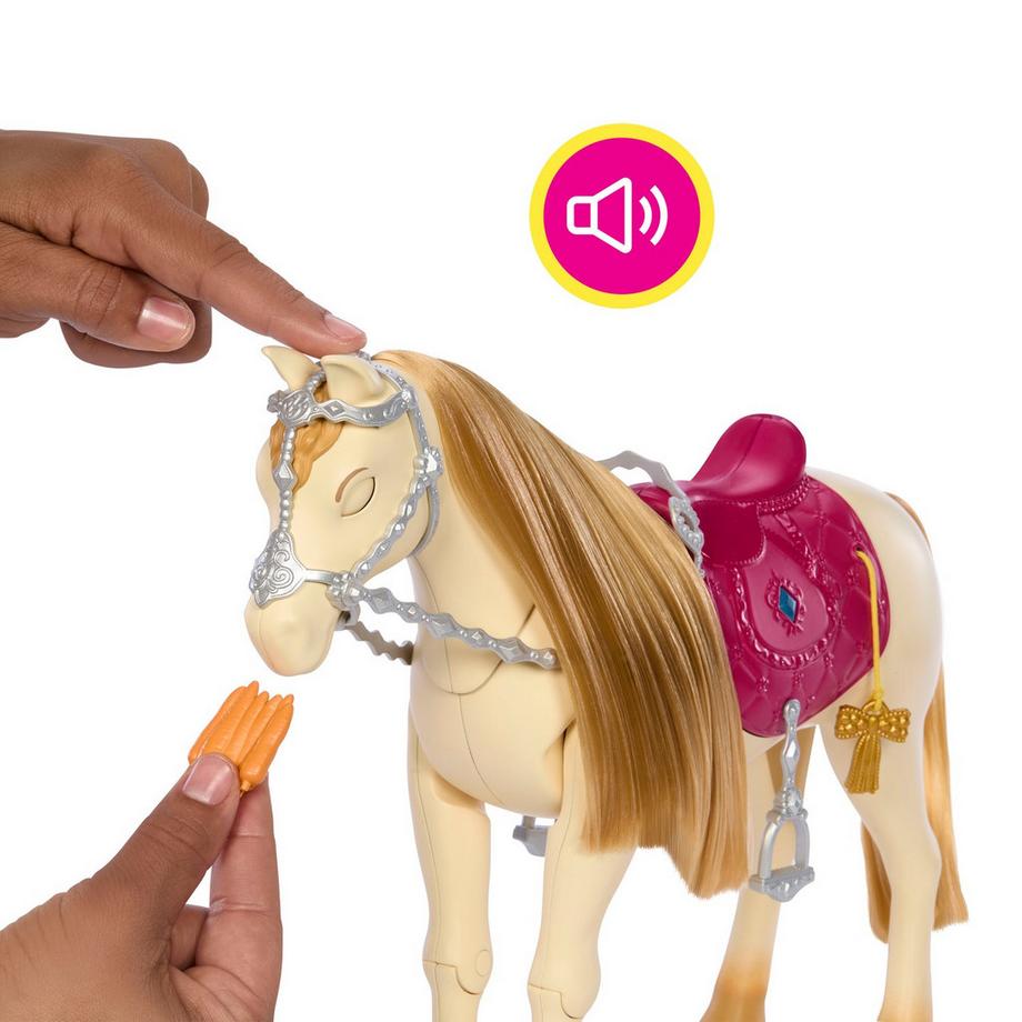 Barbie  Bewegliches Pferd mit Zubehör 