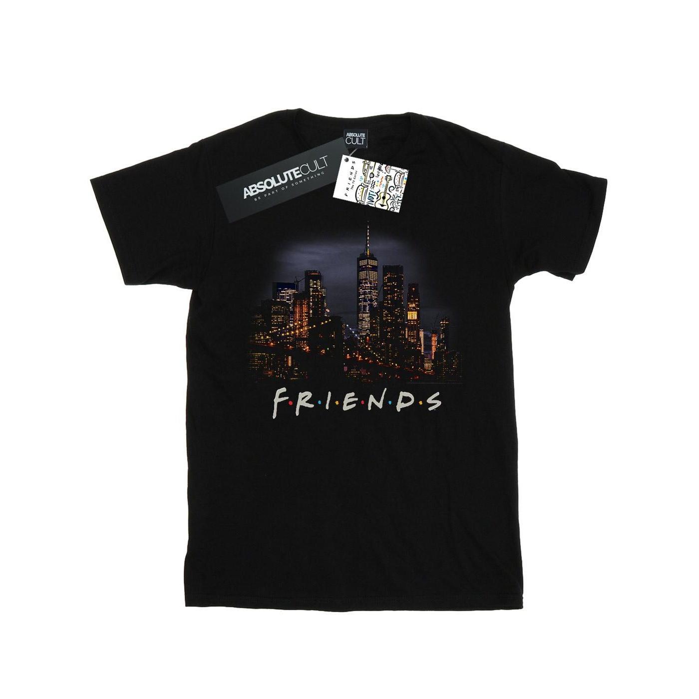 Image of Night Skyline Tshirt Mädchen Schwarz 116