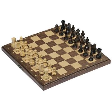 Spiele Magnetisches Schachspiel in Holzklappkassette