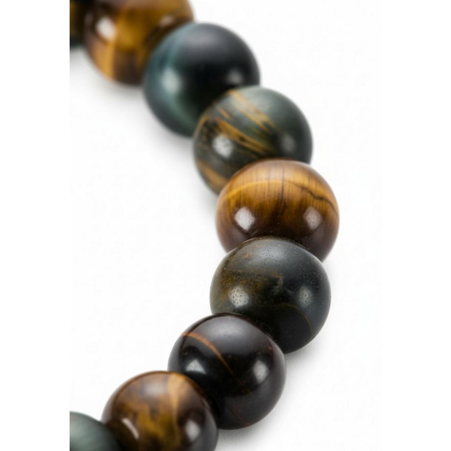 Thomas Sabo  Bracelet avec perles d'Œil de Tigre brundé et dé 