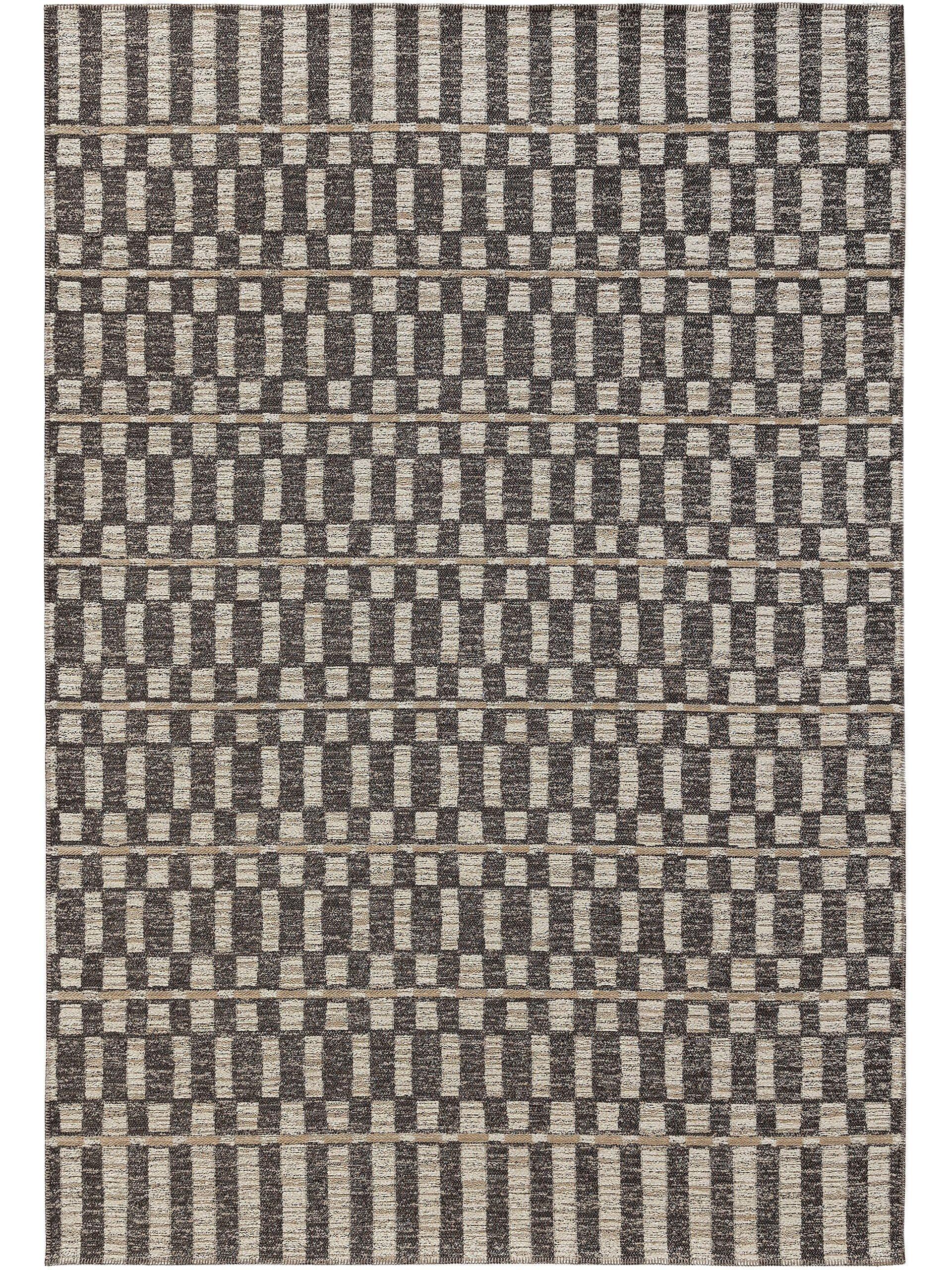 Benuta Tapis tissé à plat Elena Beige/Marron  