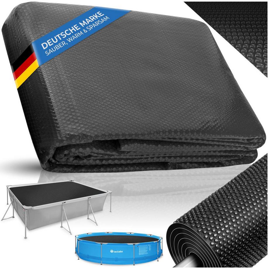 PoolabdeckungPolyethylenmitSolarfolie,selbstschwimmend,strapazierfähig,Schmutzschutz,500x800cm
