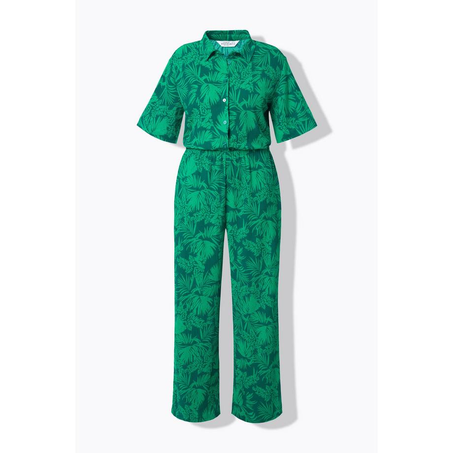 Studio Untold Combinaison Loose Fit Imprimé Feuillage  
