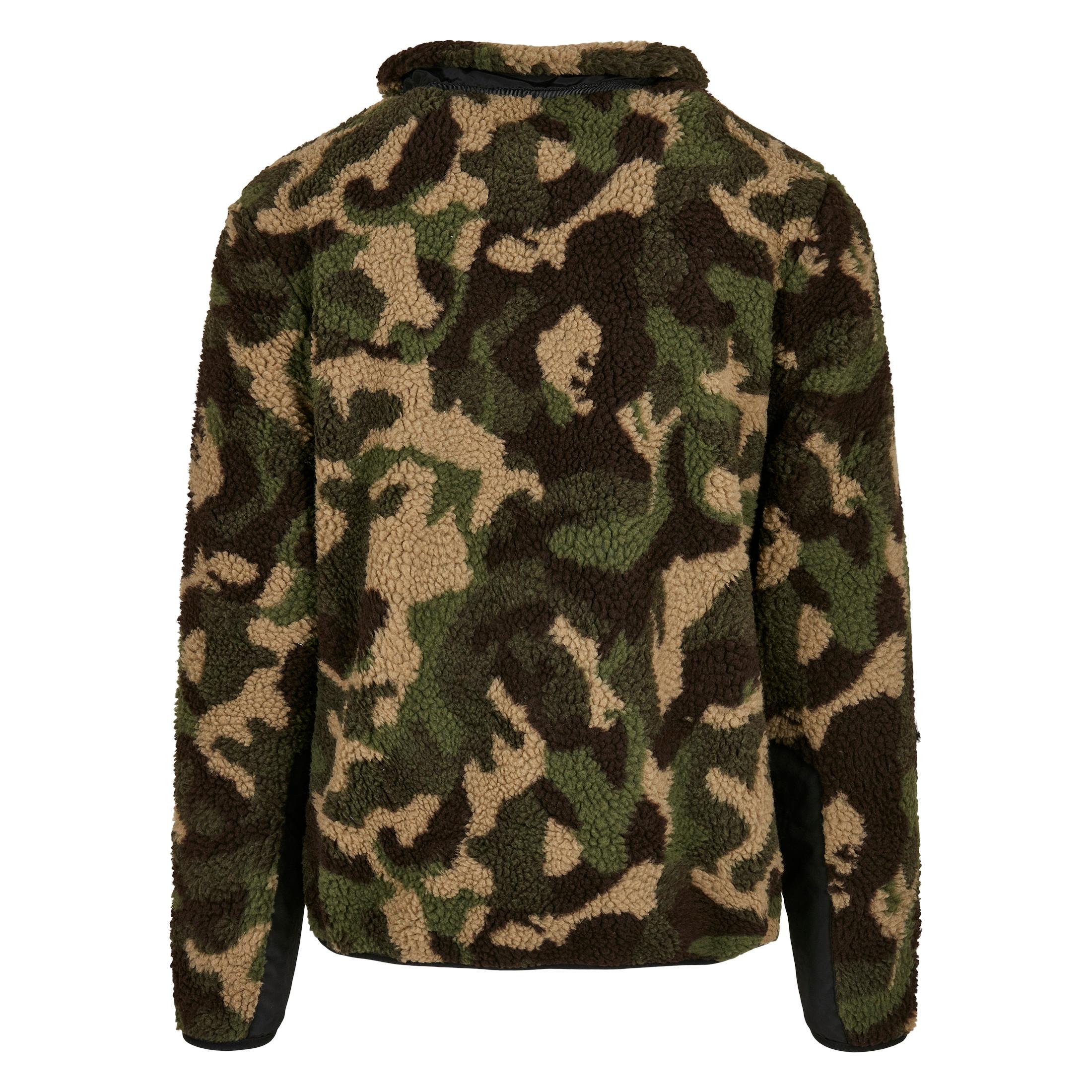 URBAN CLASSICS Sherpa Camouflage Jacke  