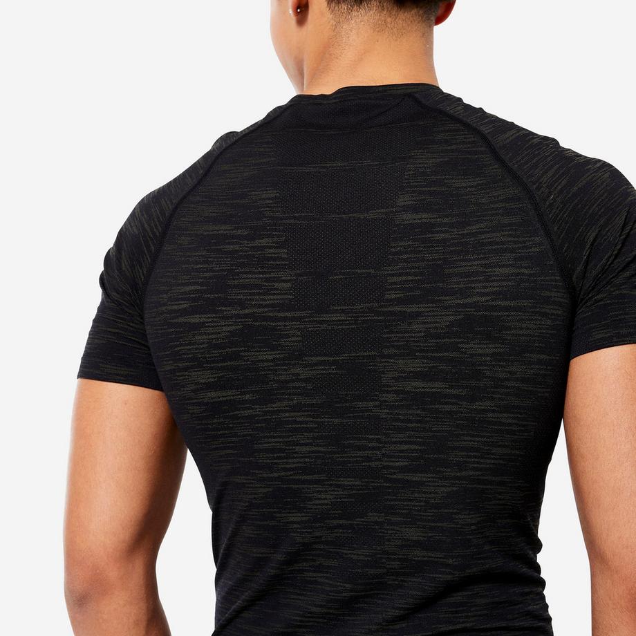 DOMYOS  T-shirt uomo maniche corte traspirante girocollo sintetico 