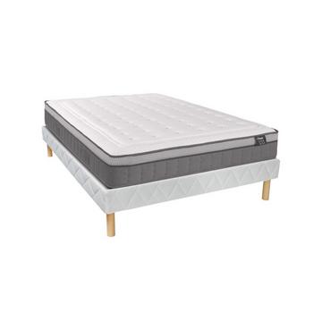 Ensemble 140 x 190 cm sommier + matelas ressorts ensachés 7 zones et mémoire de forme ASGARD de YSMÉE ép.30cm - ASGARD de YSMÉE