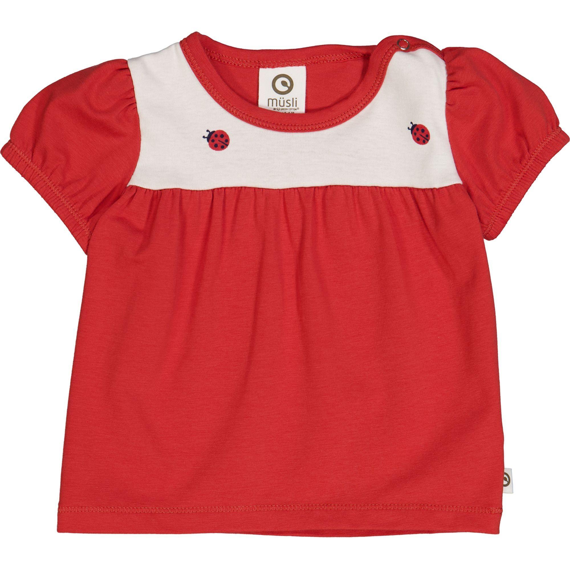 Image of Babyshirt Unisex Rot Bunt 68-74