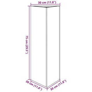 VidaXL Pflanzkübel metall  