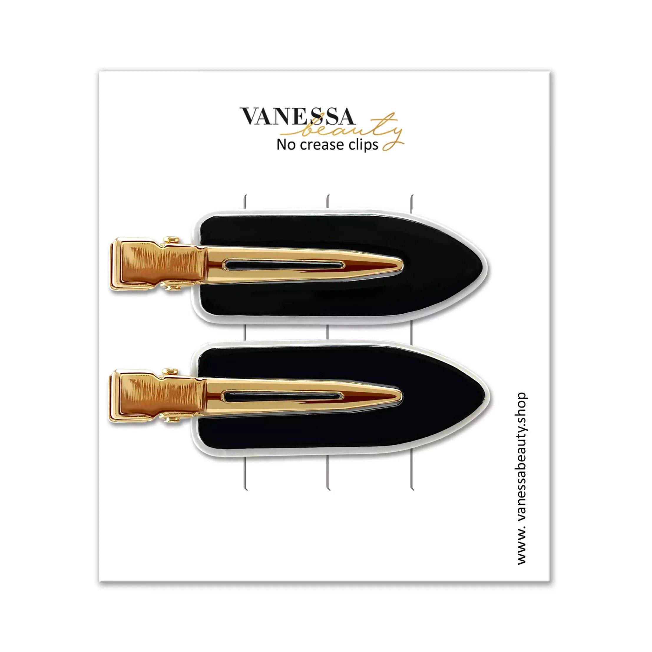 VANESSAbeauty  Seamless Clips Black/Gold Set 