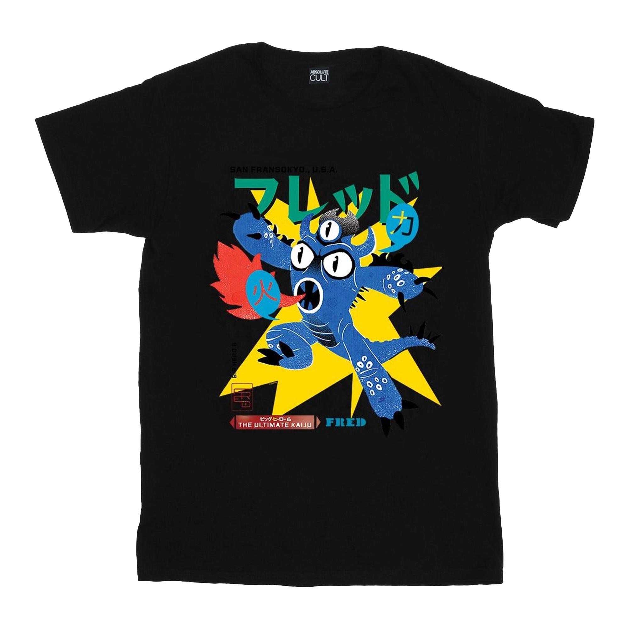 Image of Big Hero 6 Fred Ultimate Kaiju Tshirt Unisex Schwarz 140/146