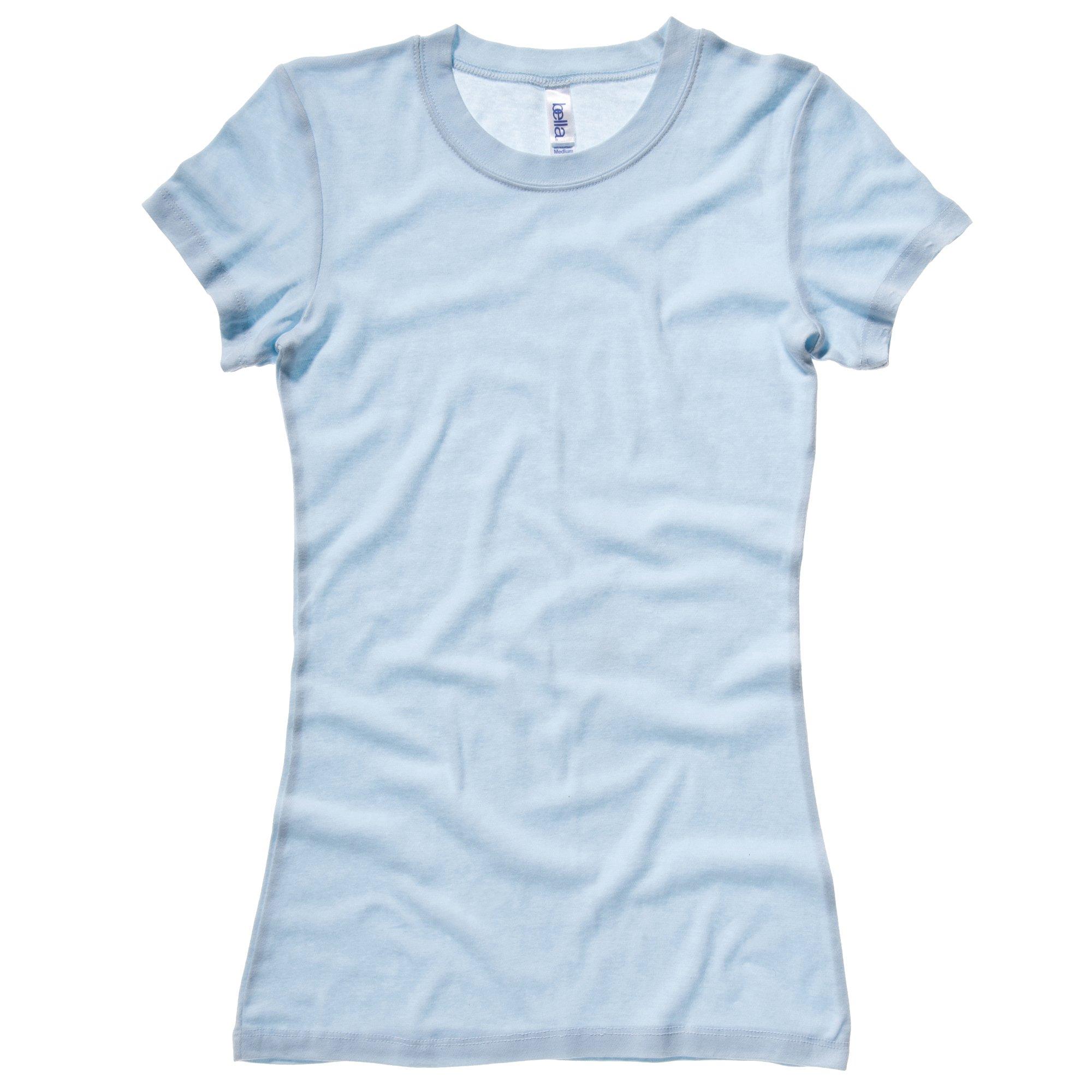 Image of Tshirt, Kurzarm, Rundhalsausschnitt Damen Blau L