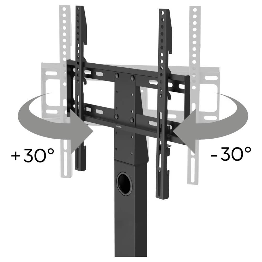 hama  TV-Standfuss, schwenkbar, höhenverstellbar, 140 cm (55″) bis 30 kg 