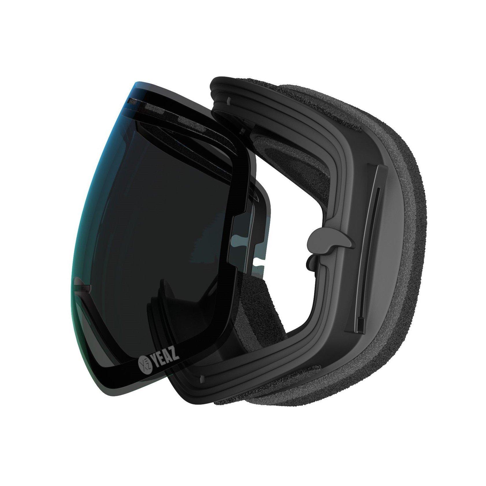 YEAZ  XTRM-SUMMIT Cloudy Wechselglas für Ski- Snowboardbrille ohne Rahmen 
