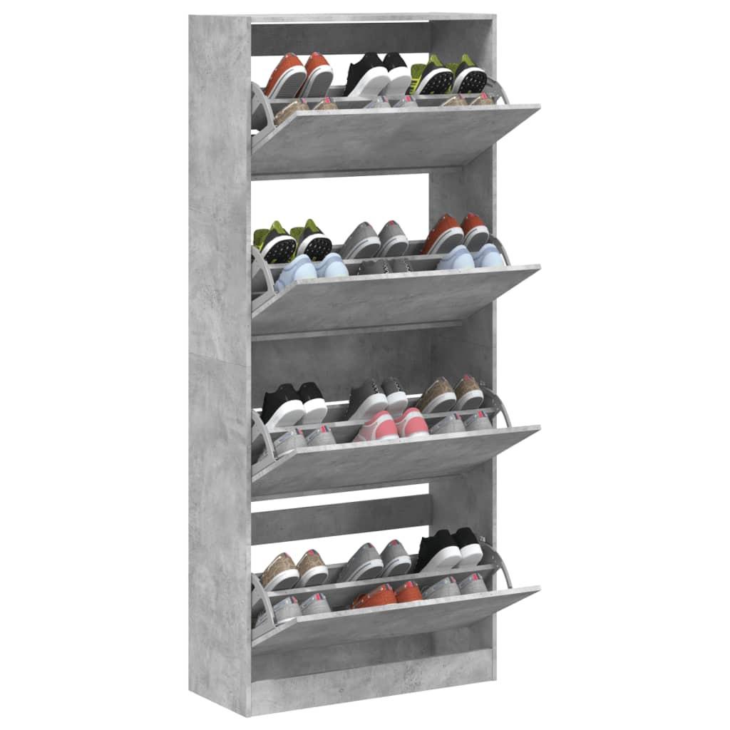 VidaXL Armoire à chaussures bois d'ingénierie  