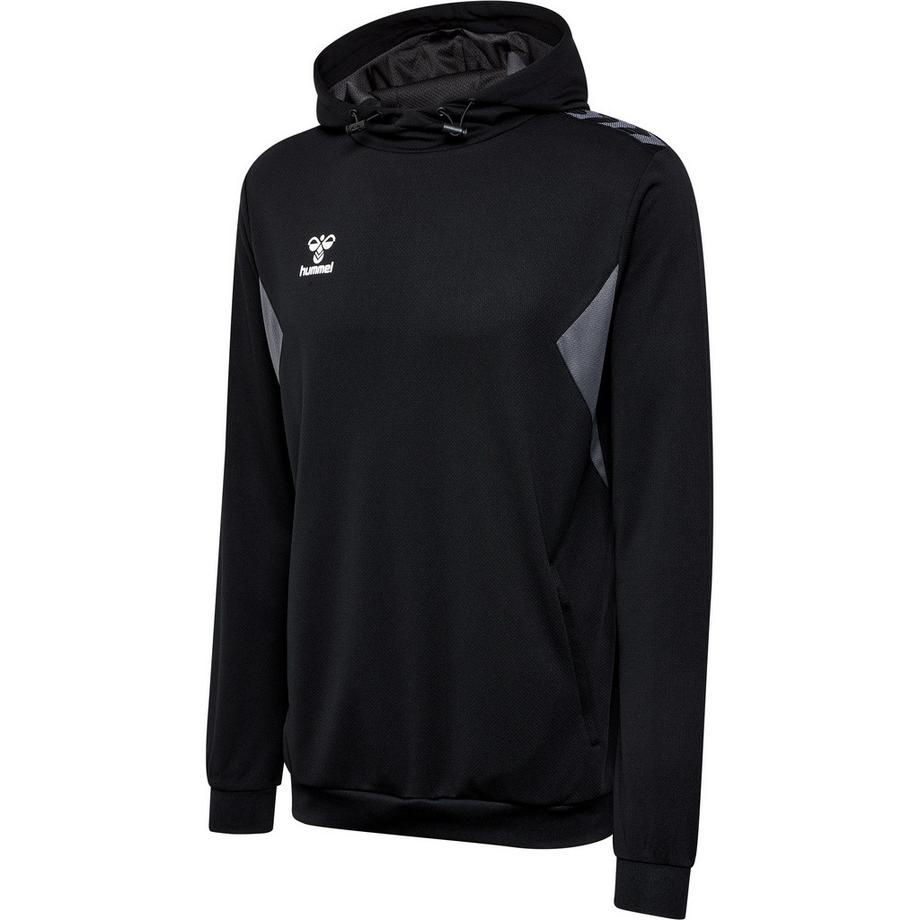 Hummel  felpa con cappuccio in poliestere huel authentic 