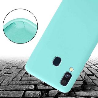 Cadorabo  Chaîne de téléphone portable compatible avec Samsung Galaxy A40 - Coque de protection en silicone avec cordelette réglable 