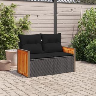 VidaXL Canapé de jardin rotin synthétique  