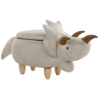 Beliani Repose-pied en Polyester Moderne TRICERATOPS  