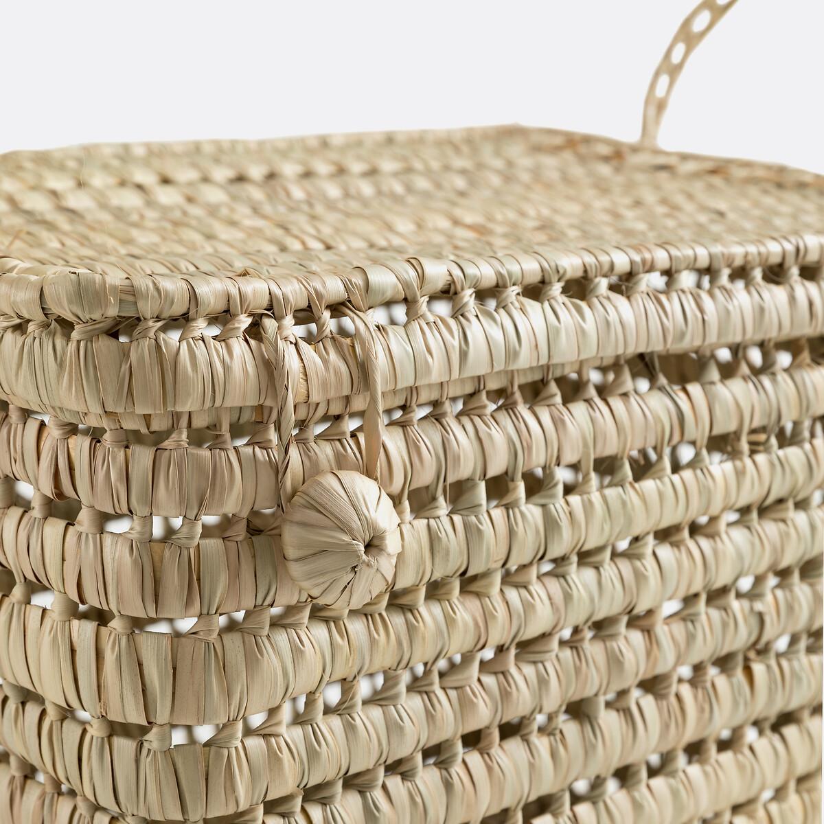 La Redoute Intérieurs Malle en feuille de palmier  