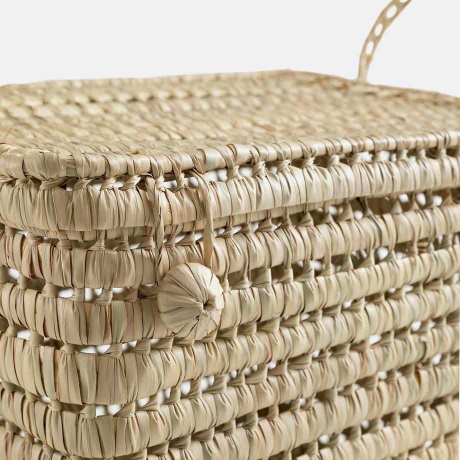 La Redoute Intérieurs Malle en feuille de palmier  