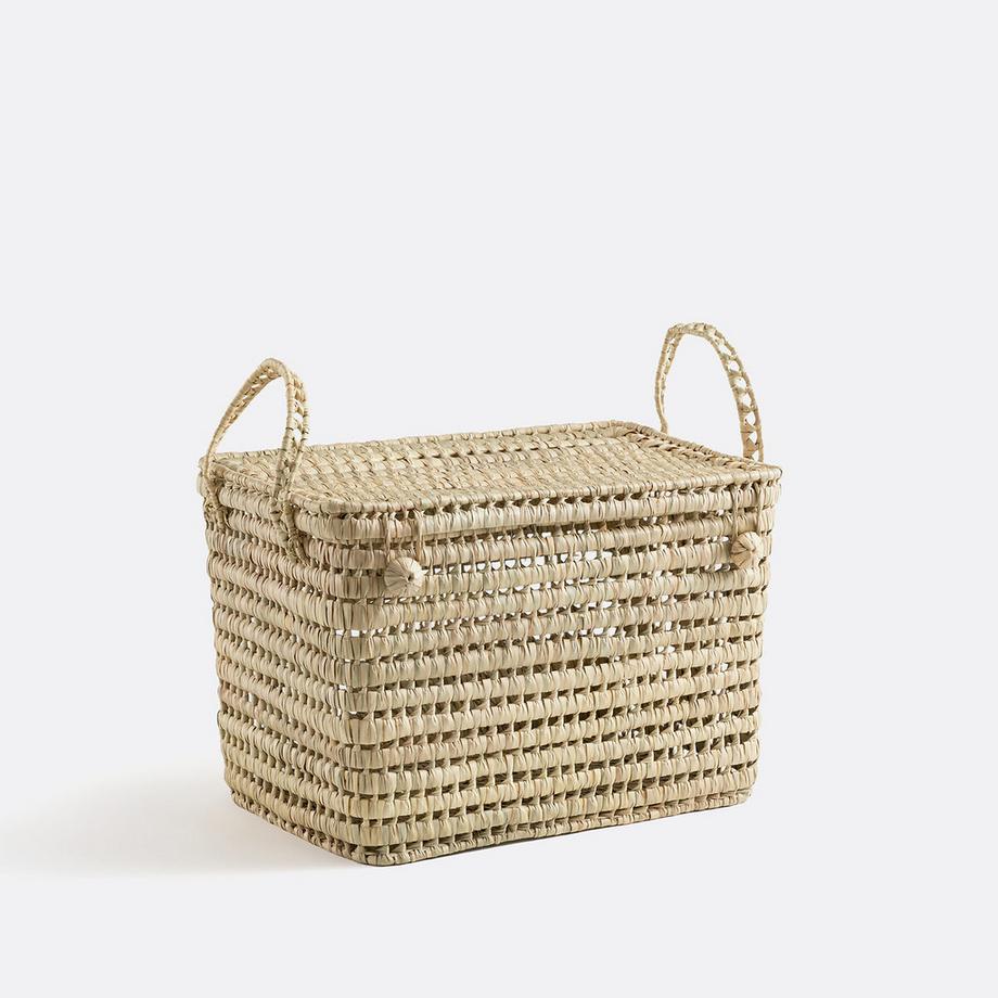 Malle en feuille de palmier