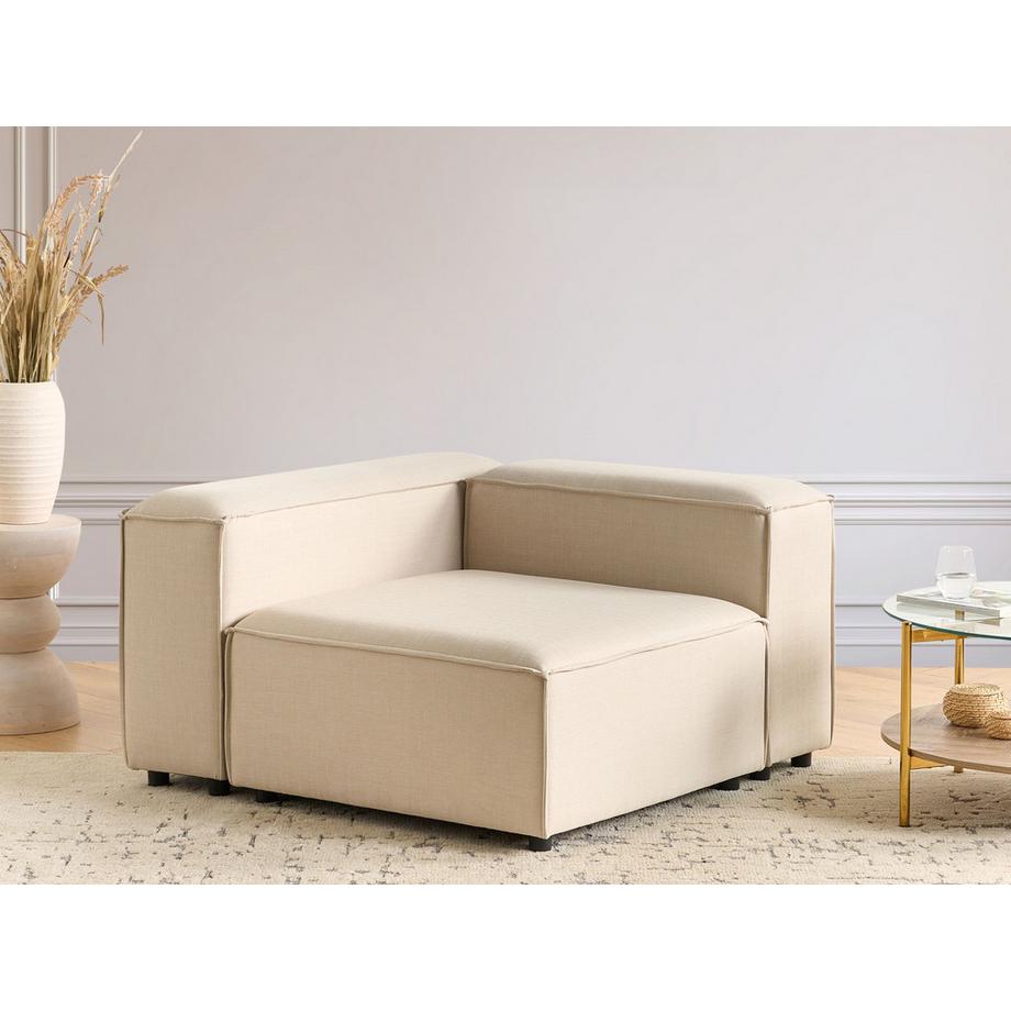 Beliani Eckmodul aus Stoff  ARDAL  