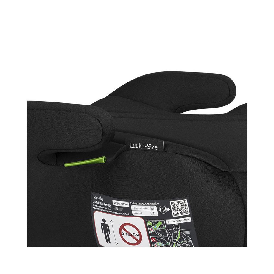 Lionelo  Siège auto Luuk i-Size noir 6-12 ans 