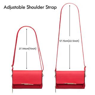 Only-bags.store PU Leder Crossbody Umhängetasche Passport Handytasche mit Kartenschlitz Verstellbarer abnehmbarer Schulterriemen  