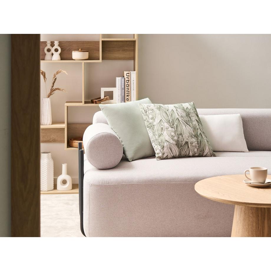 Beliani Dekokissen 3er Set aus Baumwolle Landhausstil XYLOPIA  