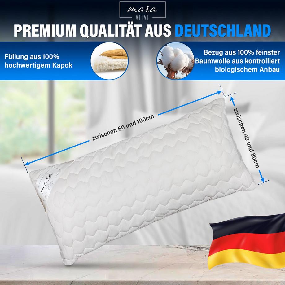 Mara Vital Cuscino in kapok biologico GOTS  