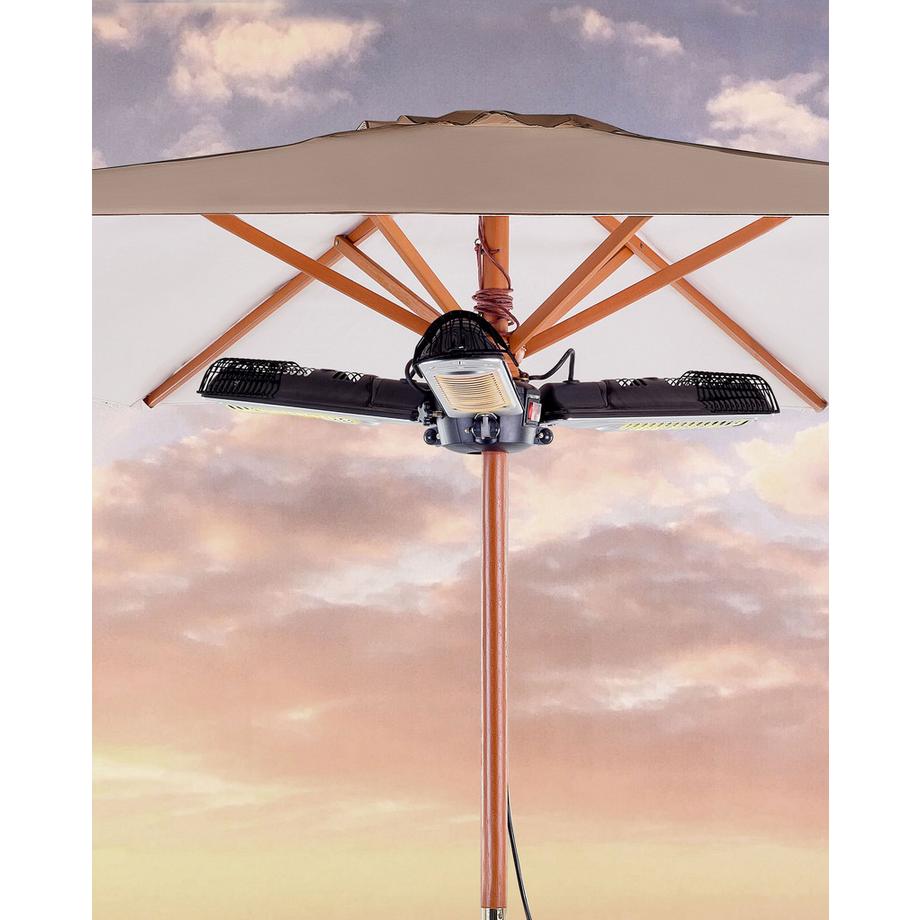 Beliani  Terrassenstrahler aus Kunststoff STROMBOLI 