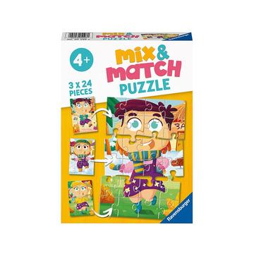 Puzzle Kunterbunte Kleider (3x24)