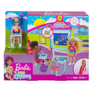 Barbie  Chelsea Schule mit Puppe Spielset 