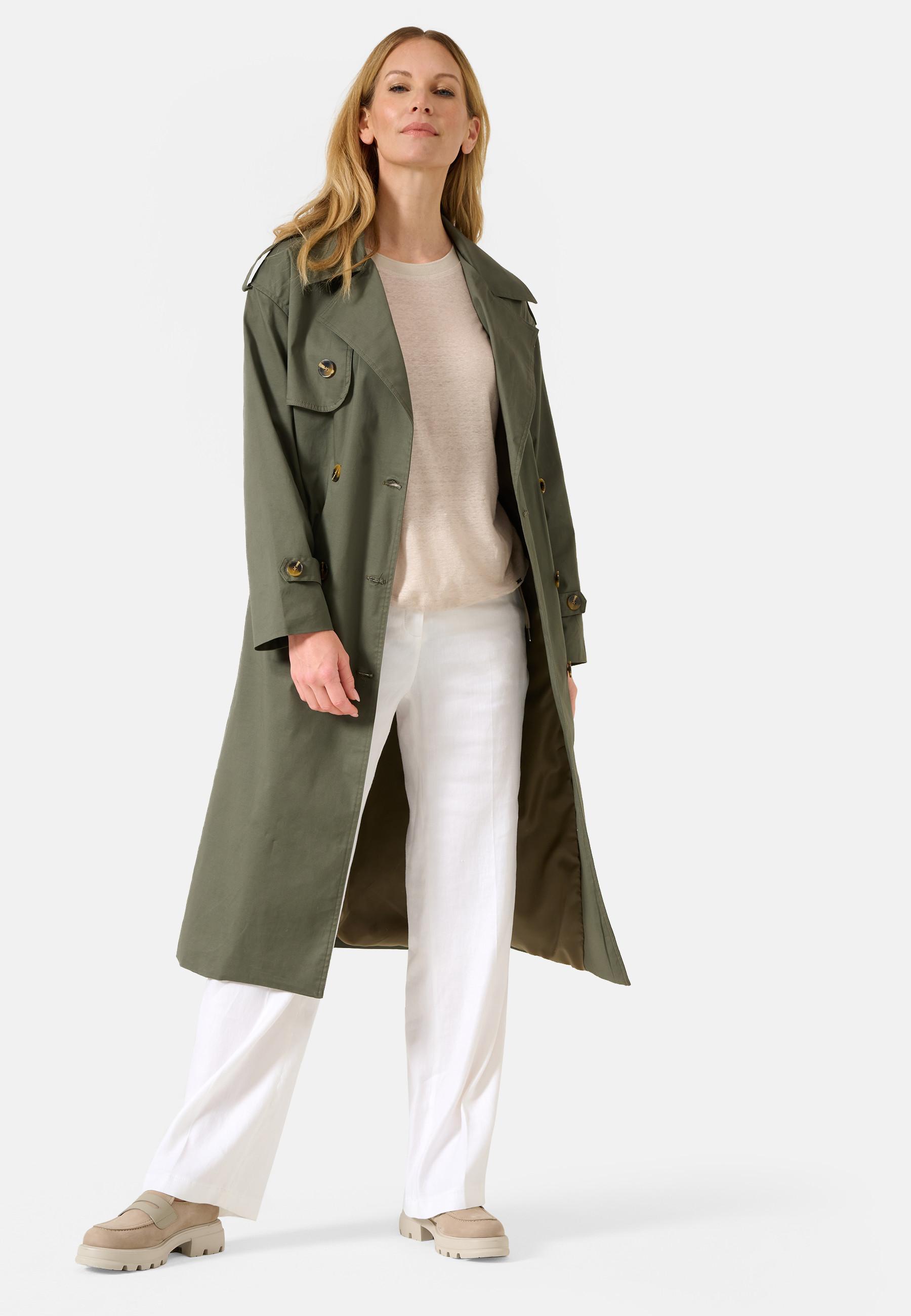 RICANO  Trench-coat s Greta, manteau à double boutonnage avec ceinture 