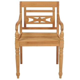 VidaXL sedia da giardino Teak riciclato  