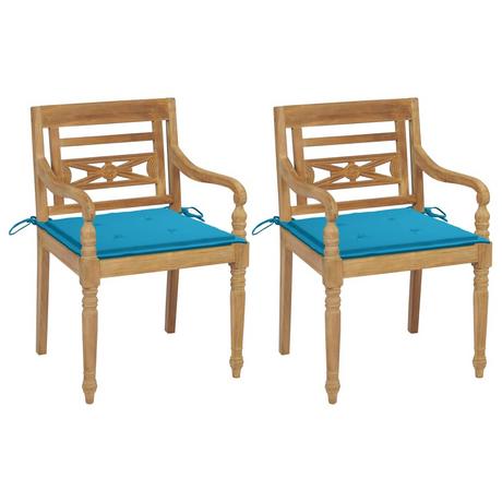 VidaXL sedia da giardino Teak riciclato  