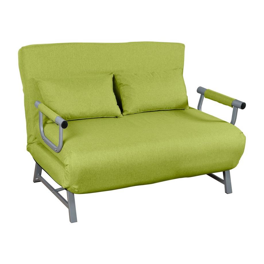 Schlafsofa | Polyester-Stoff | Maße H. 95 x B. 127 x T. 78 cm | Sofa mit Schlaffunktion | Schlafsofa - Kolino