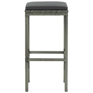 VidaXL Tabouret de bar rotin synthétique  