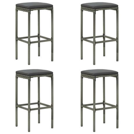 VidaXL Tabouret de bar rotin synthétique  