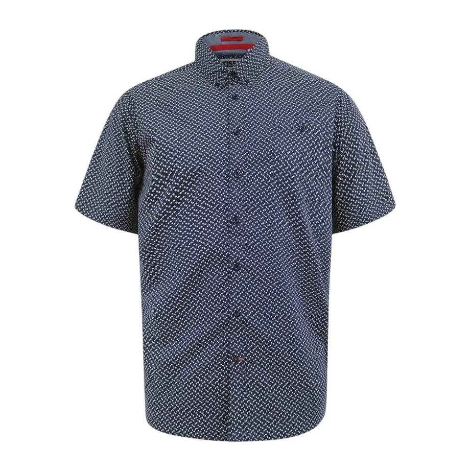 D555 Chemise Manches Courtes Motiftyle Icône Grande Taille Melrose